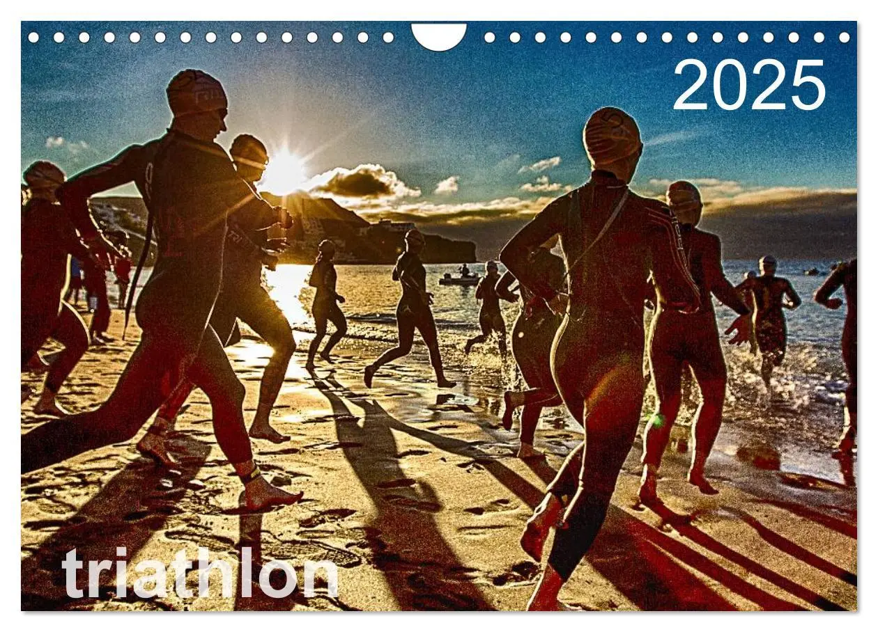 Cover: 9783435507825 | TRIATHLON 2025 (Wandkalender 2025 DIN A4 quer), CALVENDO...