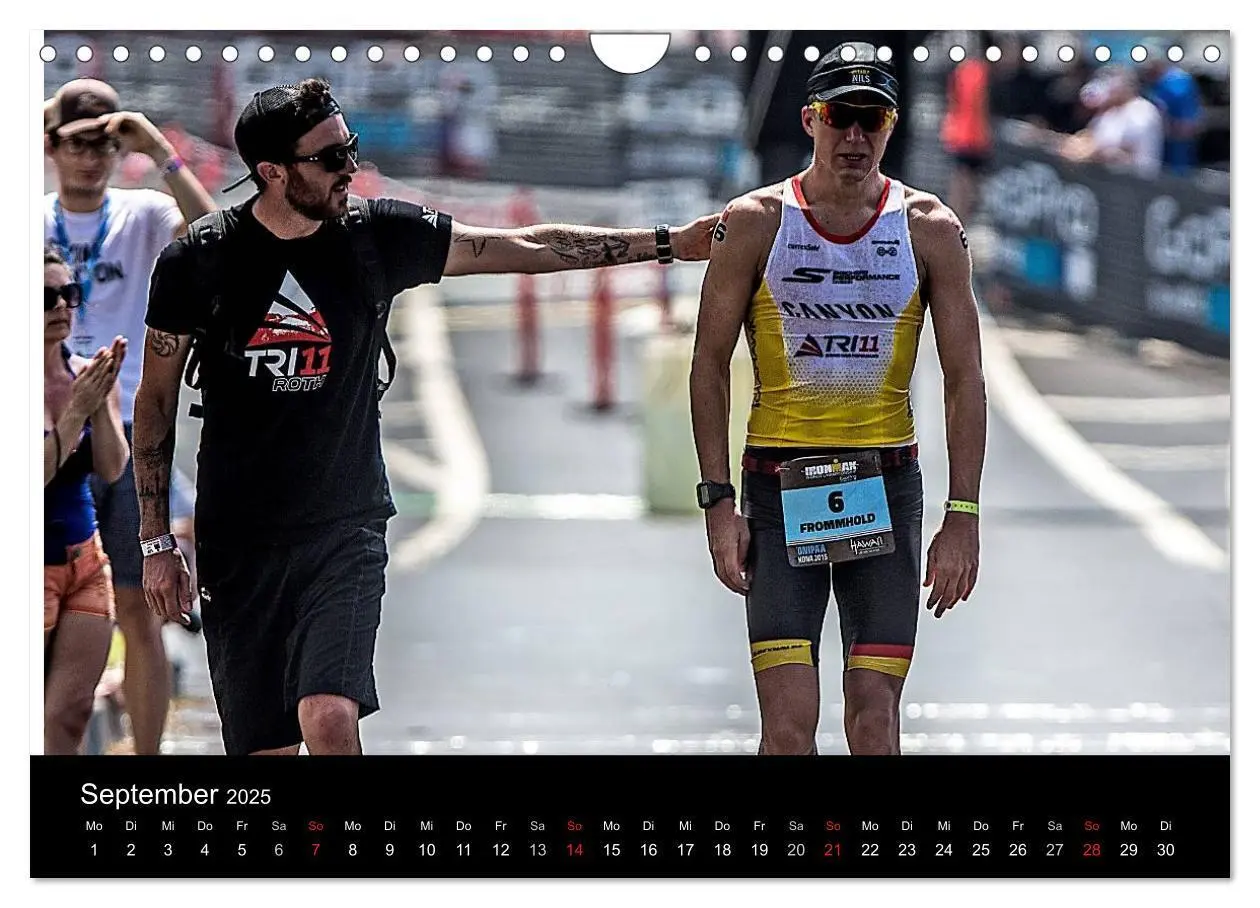 Bild: 9783435507825 | TRIATHLON 2025 (Wandkalender 2025 DIN A4 quer), CALVENDO...