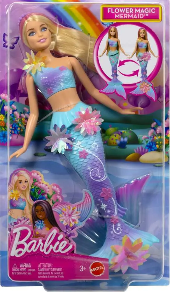 Cover: 194735287925 | Barbie Meerjungfrau mit magischen Blüten blond | Blister | JDM72
