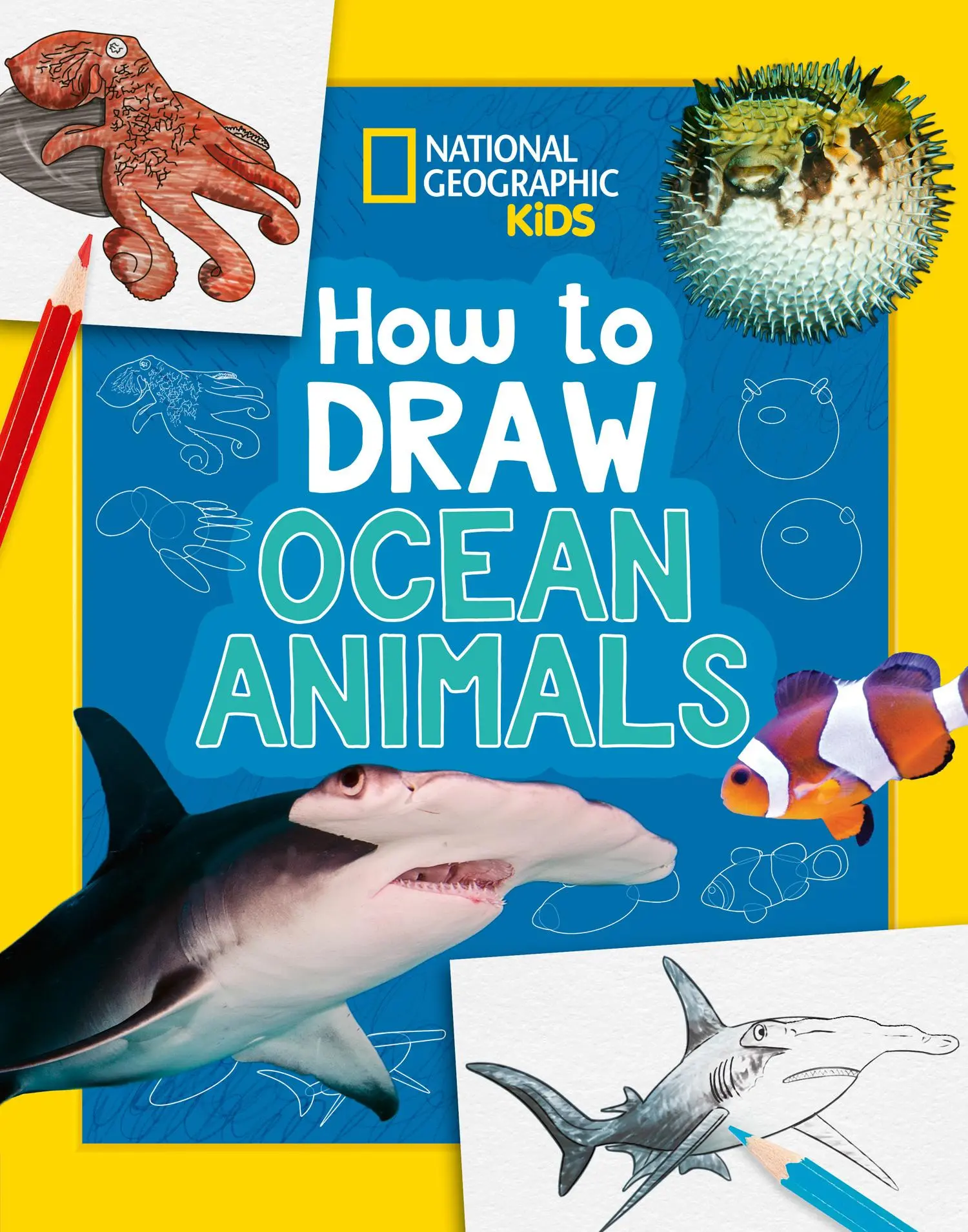 Cover: 9780008727925 | How to Draw Ocean Animals | National Geographic Kids | Taschenbuch