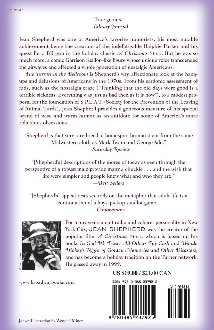 Rückseite: 9780385237925 | The Ferrari in the Bedroom | Jean Shepherd | Taschenbuch | Englisch