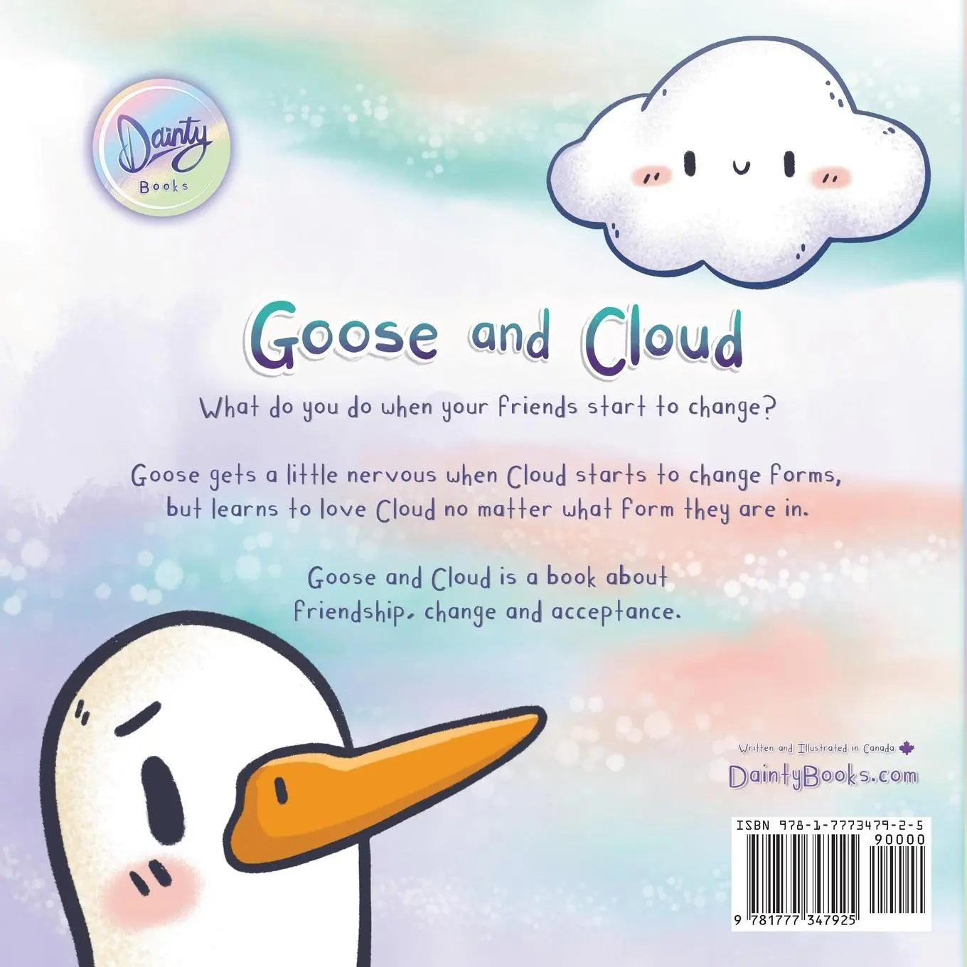 Rückseite: 9781777347925 | Goose and Cloud | Candace Carrothers | Taschenbuch | Englisch | 2022
