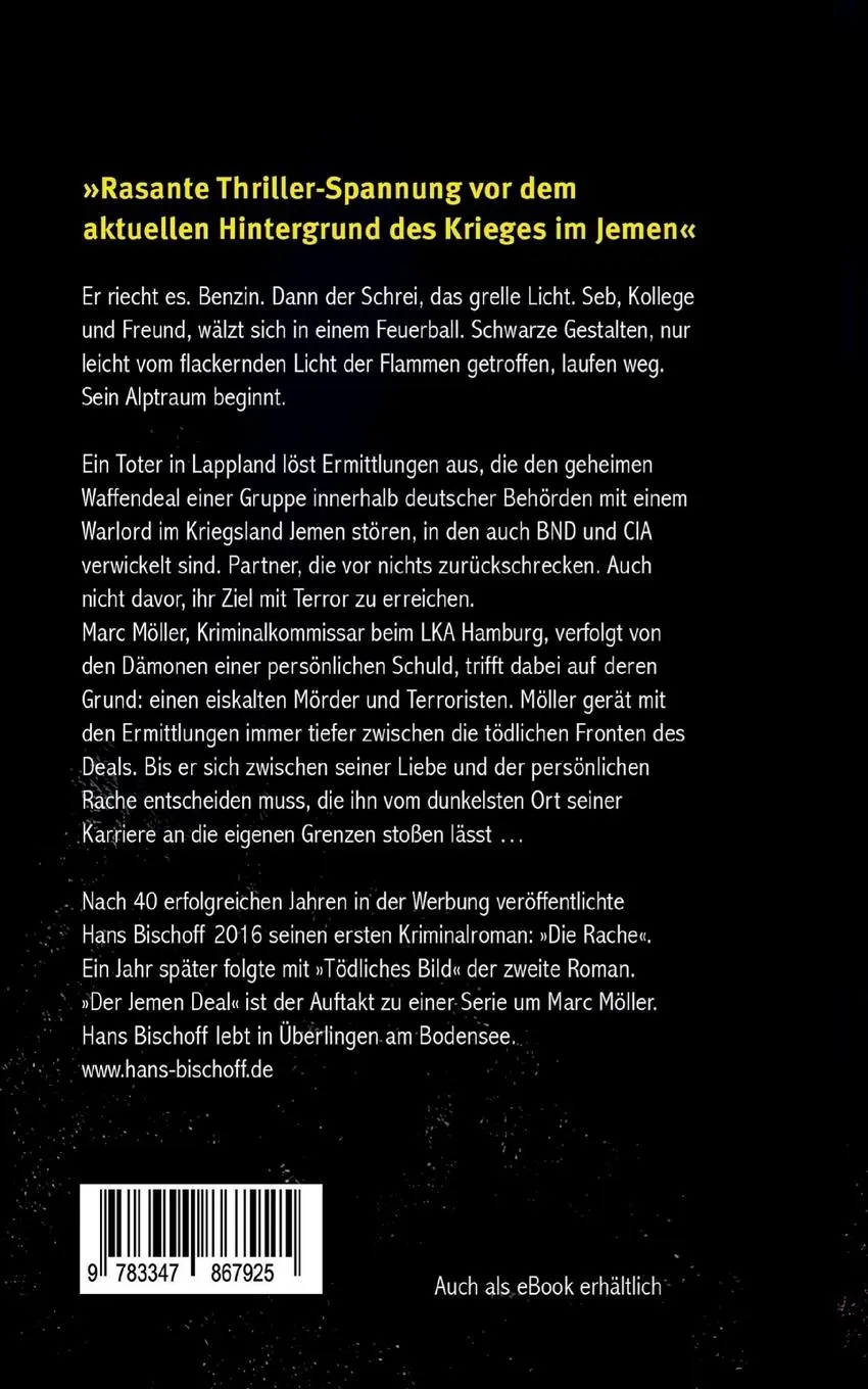 Rückseite: 9783347867925 | Der Jemen Deal | Hans Bischoff | Taschenbuch | 404 S. | Deutsch | 2023