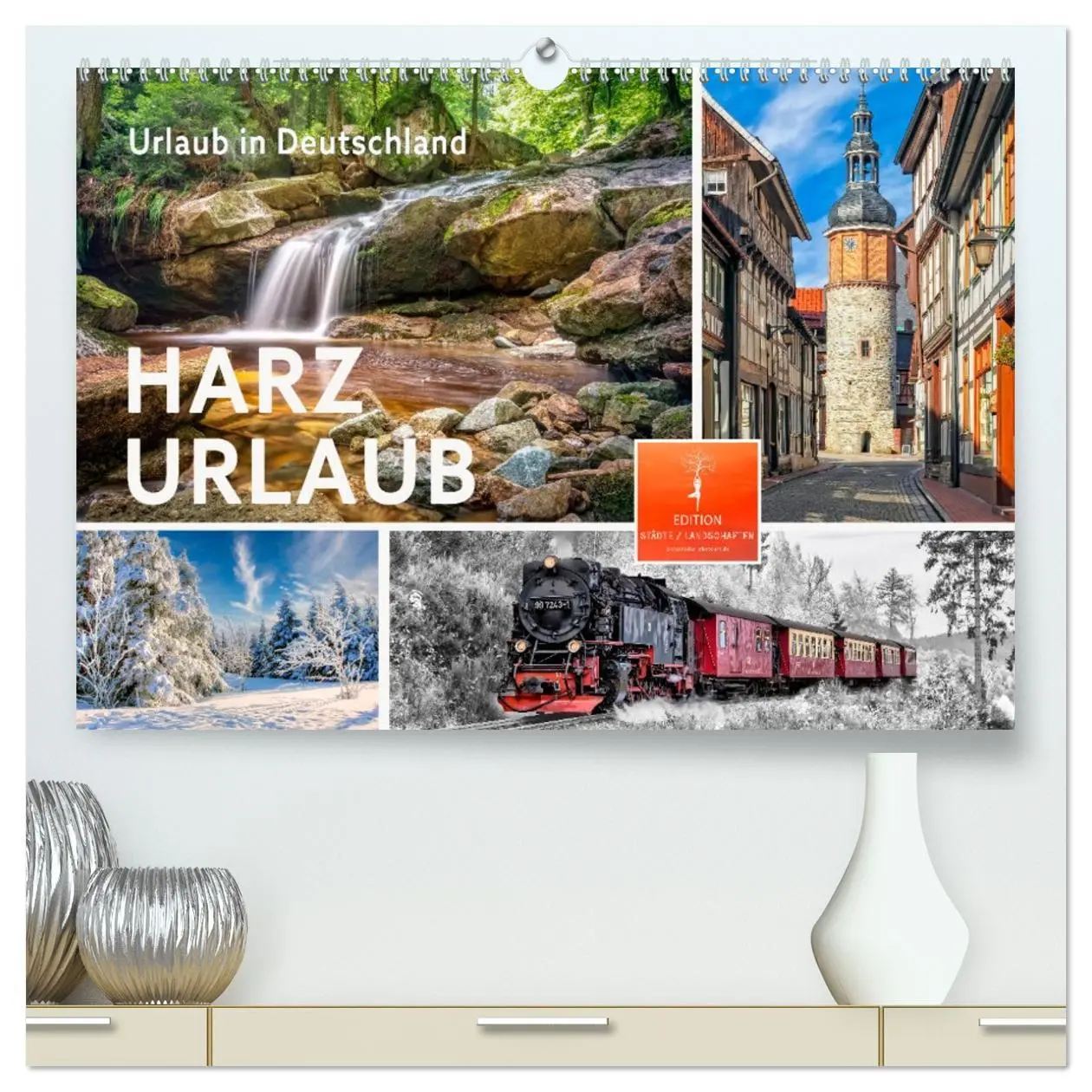 Cover: 9783457447925 | Harz - Urlaub (hochwertiger Premium Wandkalender 2026 DIN A2 quer),...