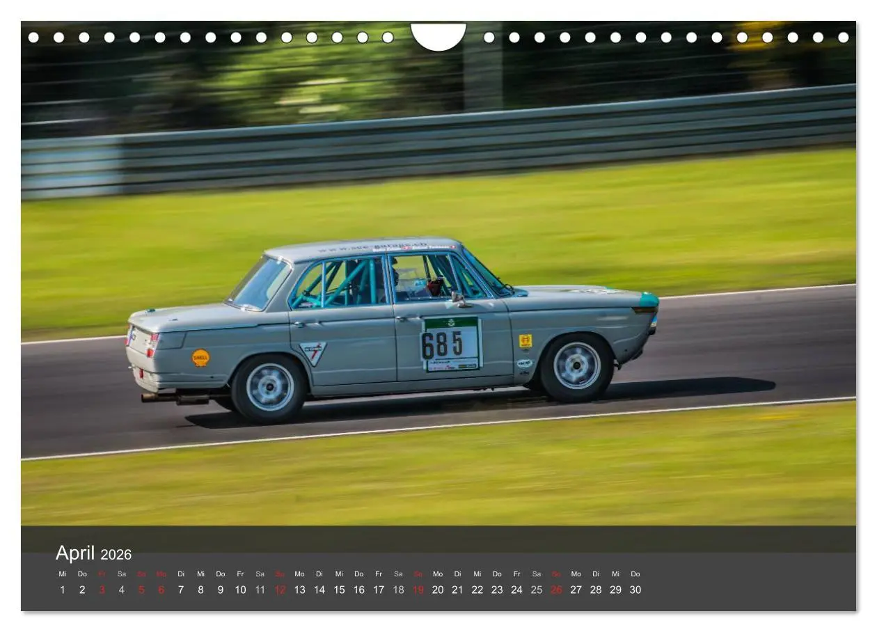 Bild: 9783457997925 | Youngtimer Racing Cars (Wandkalender 2026 DIN A4 quer), CALVENDO...