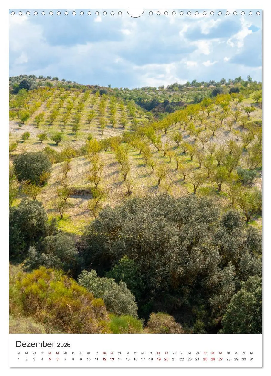 Bild: 9783516397925 | Schönes Andalusien (Wandkalender 2026 DIN A3 hoch), CALVENDO...