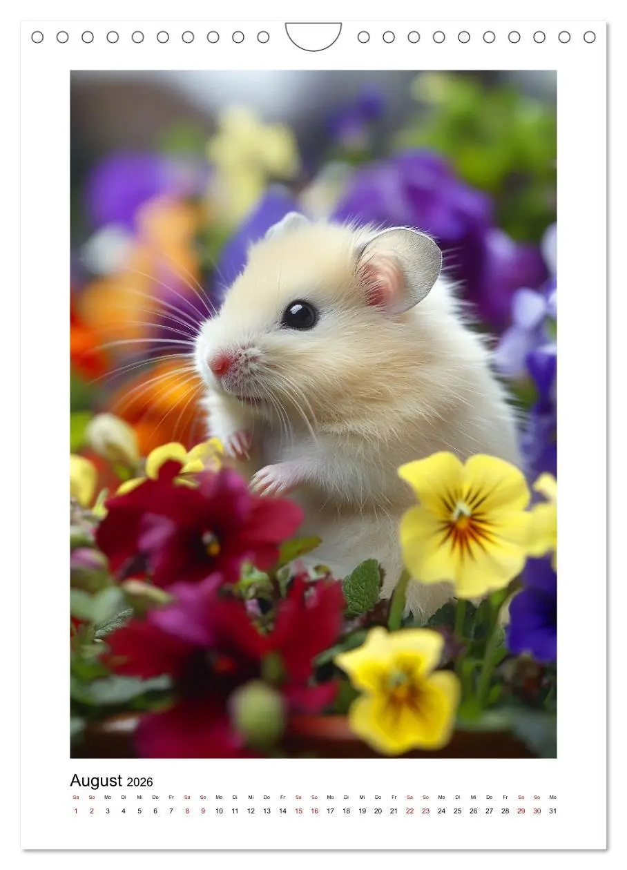 Bild: 9783516537925 | Goldhamster Geschichten (Wandkalender 2026 DIN A4 hoch), CALVENDO...