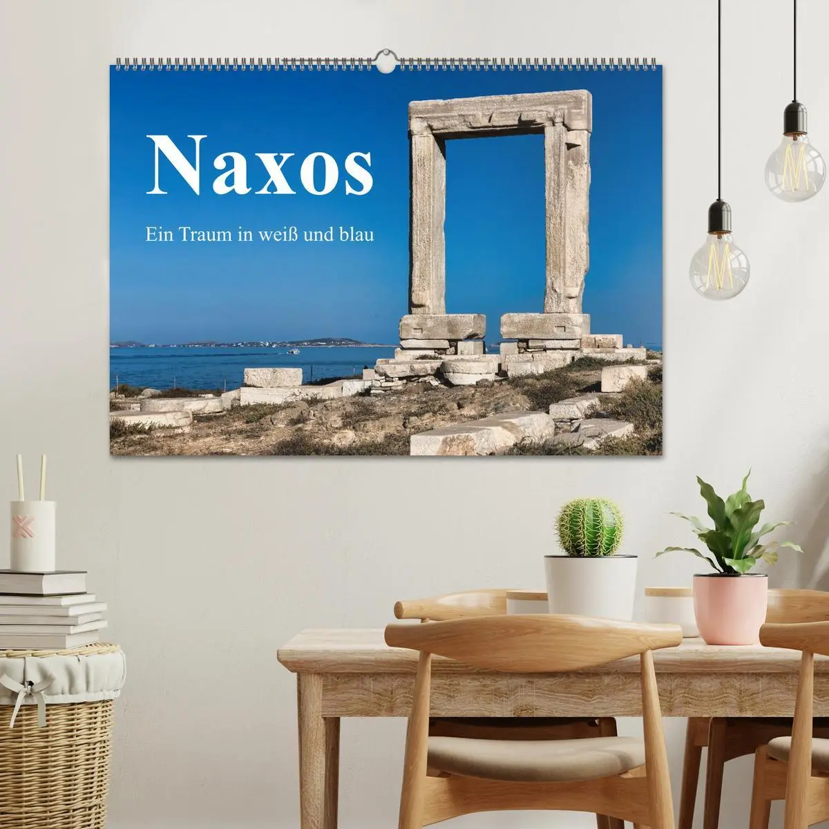 Bild: 9783516607925 | Die Insel Naxos - Ein Traum in blau und weiß (Wandkalender 2026 DIN...