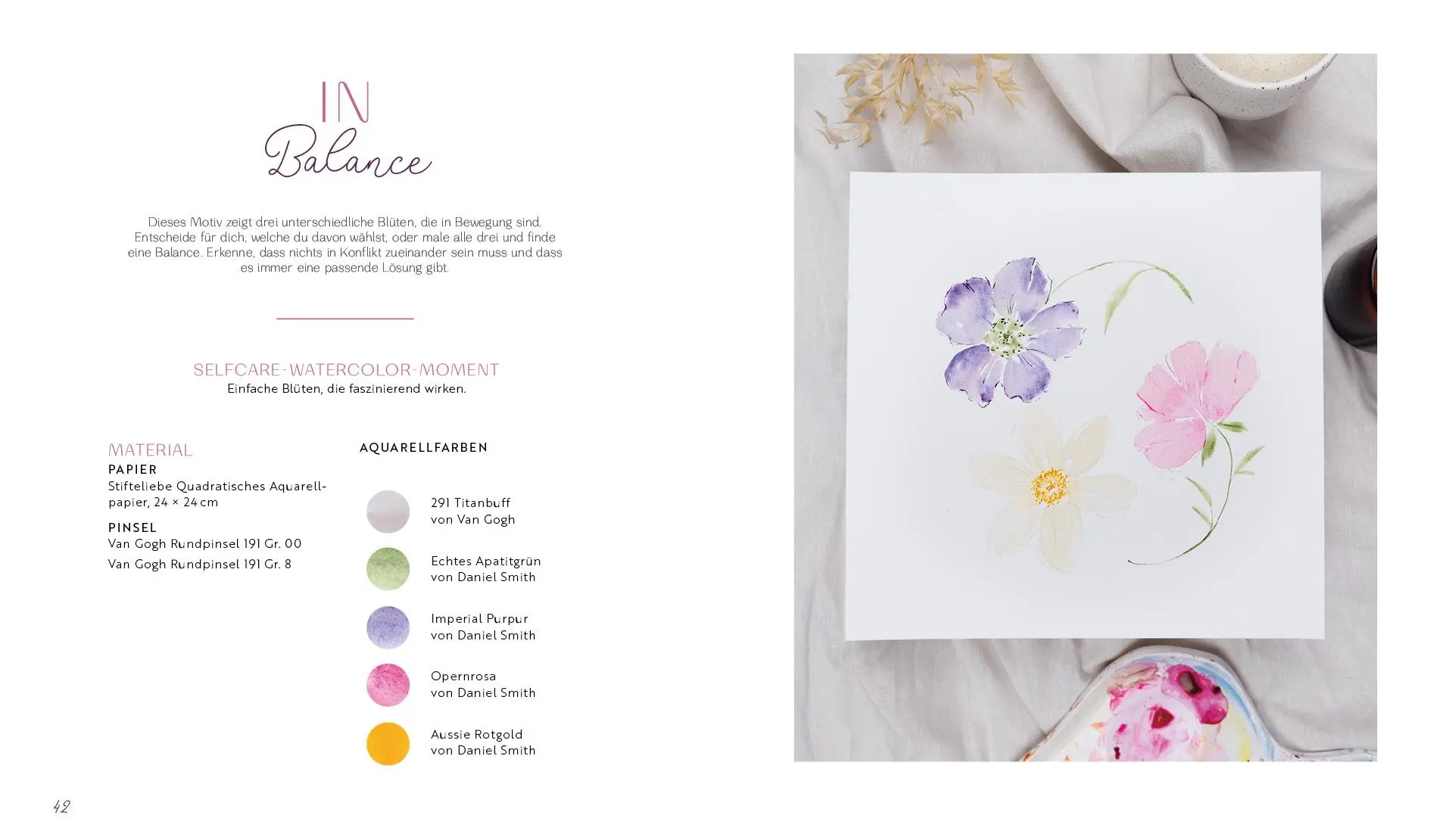 Bild: 9783745917925 | Selfcare Watercolor - Kreative Momente für mich | Carina Morawetz