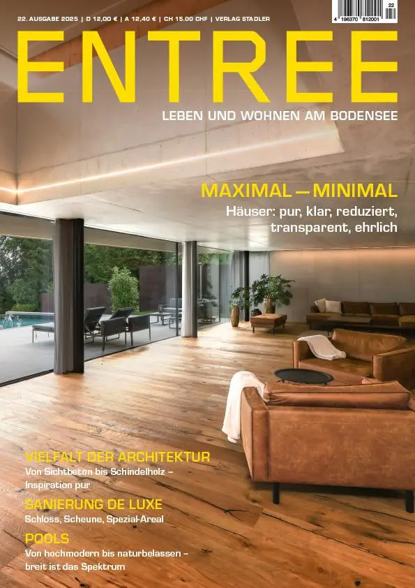 Cover: 9783797707925 | ENTREE - Leben und Wohnen am Bodensee | 22. Ausgabe 2025 | Stadler