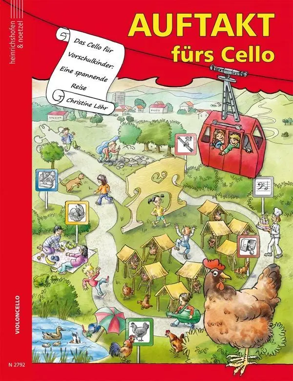 Cover: 9790204427925 | Auftakt fürs Cello | Das Cello für Vorschulkinder | Christine Löhr