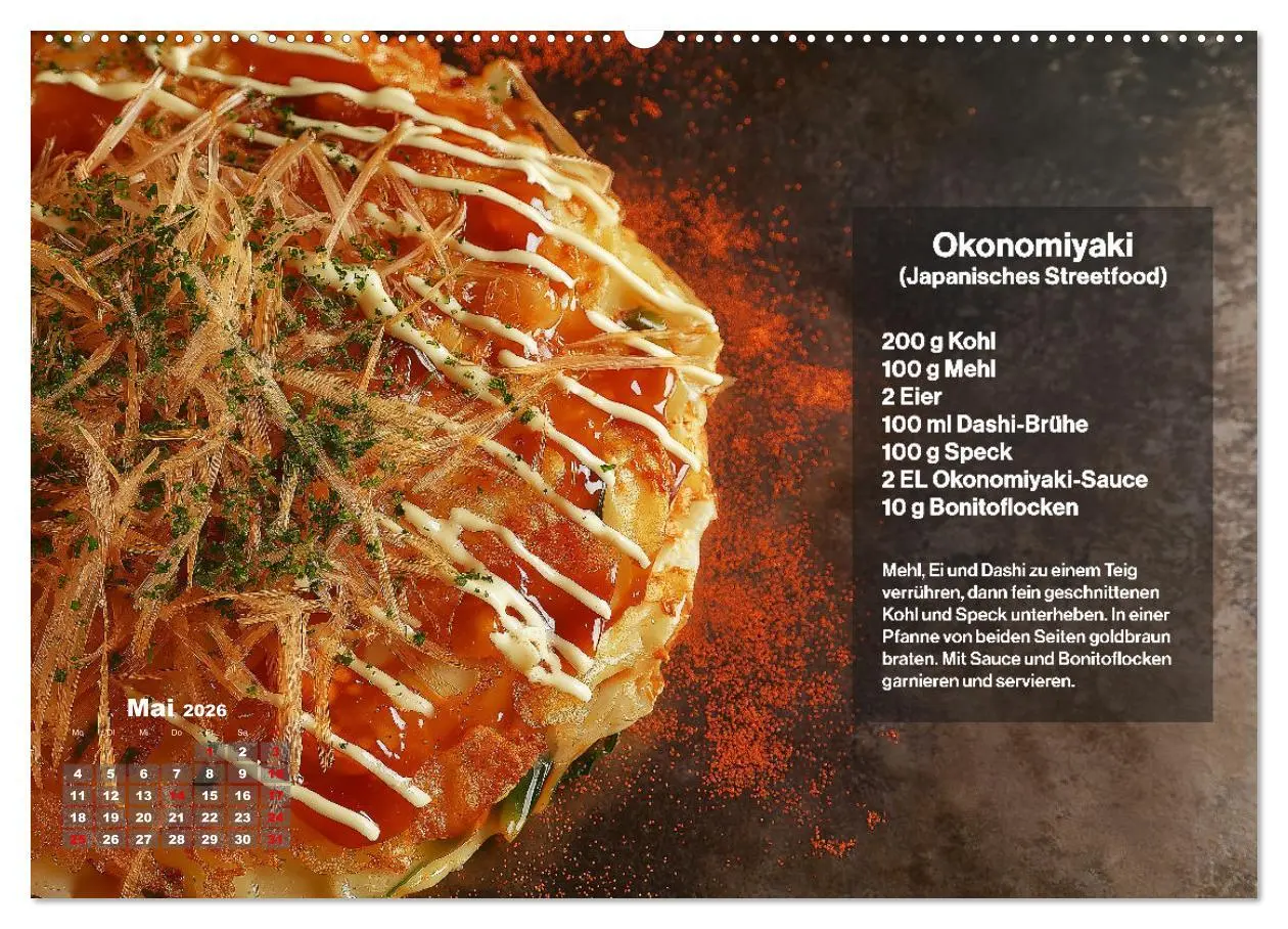 Bild: 9783457338025 | Streetfood Kalender - Einfache Rezepte aus den Straßenküchen der...