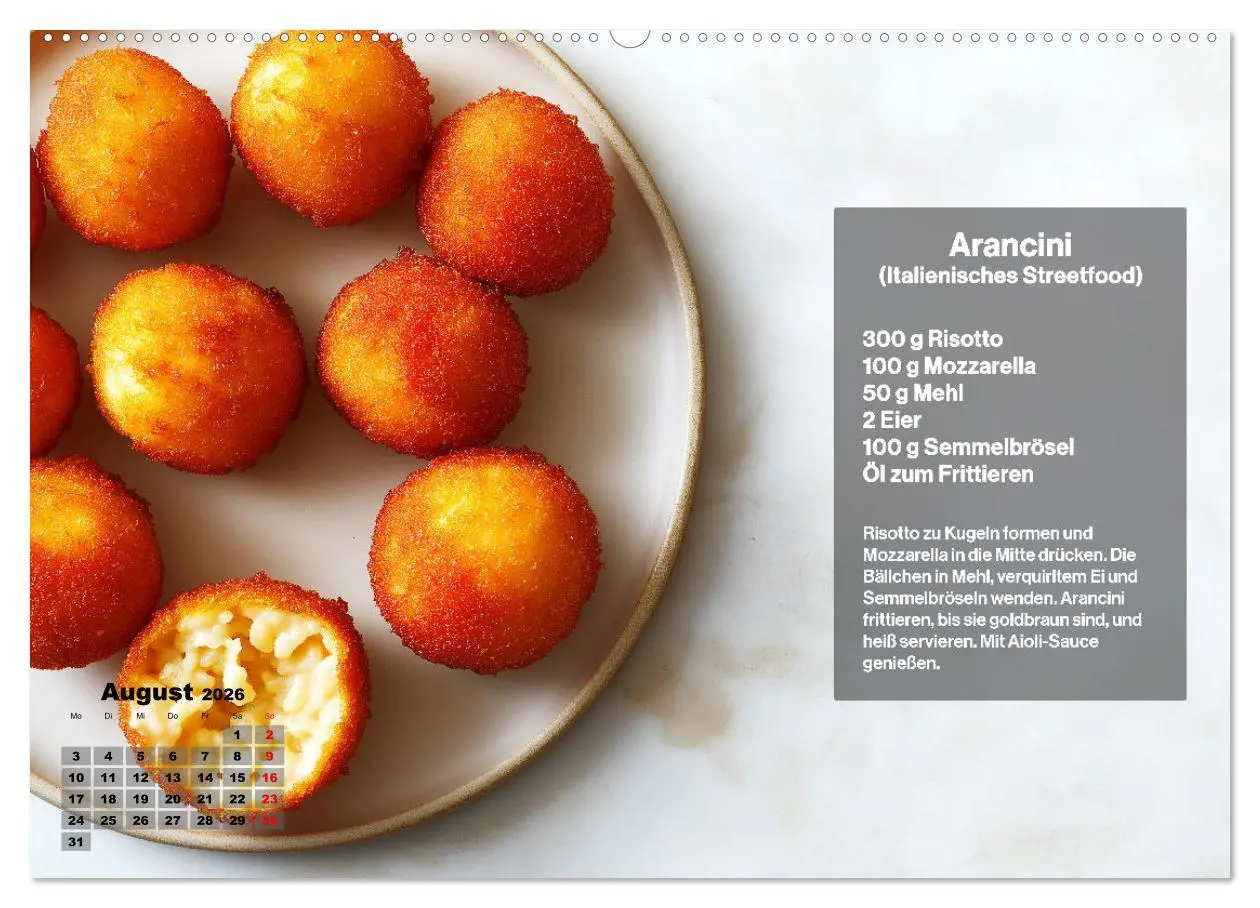 Bild: 9783457338025 | Streetfood Kalender - Einfache Rezepte aus den Straßenküchen der...