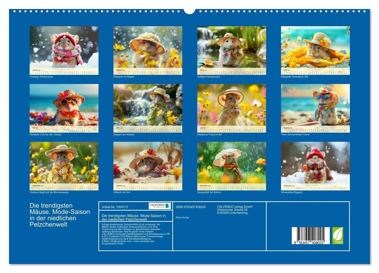 Bild: 9783457408025 | Die trendigsten Mäuse. Mode-Saison in der niedlichen Pelzchenwelt...