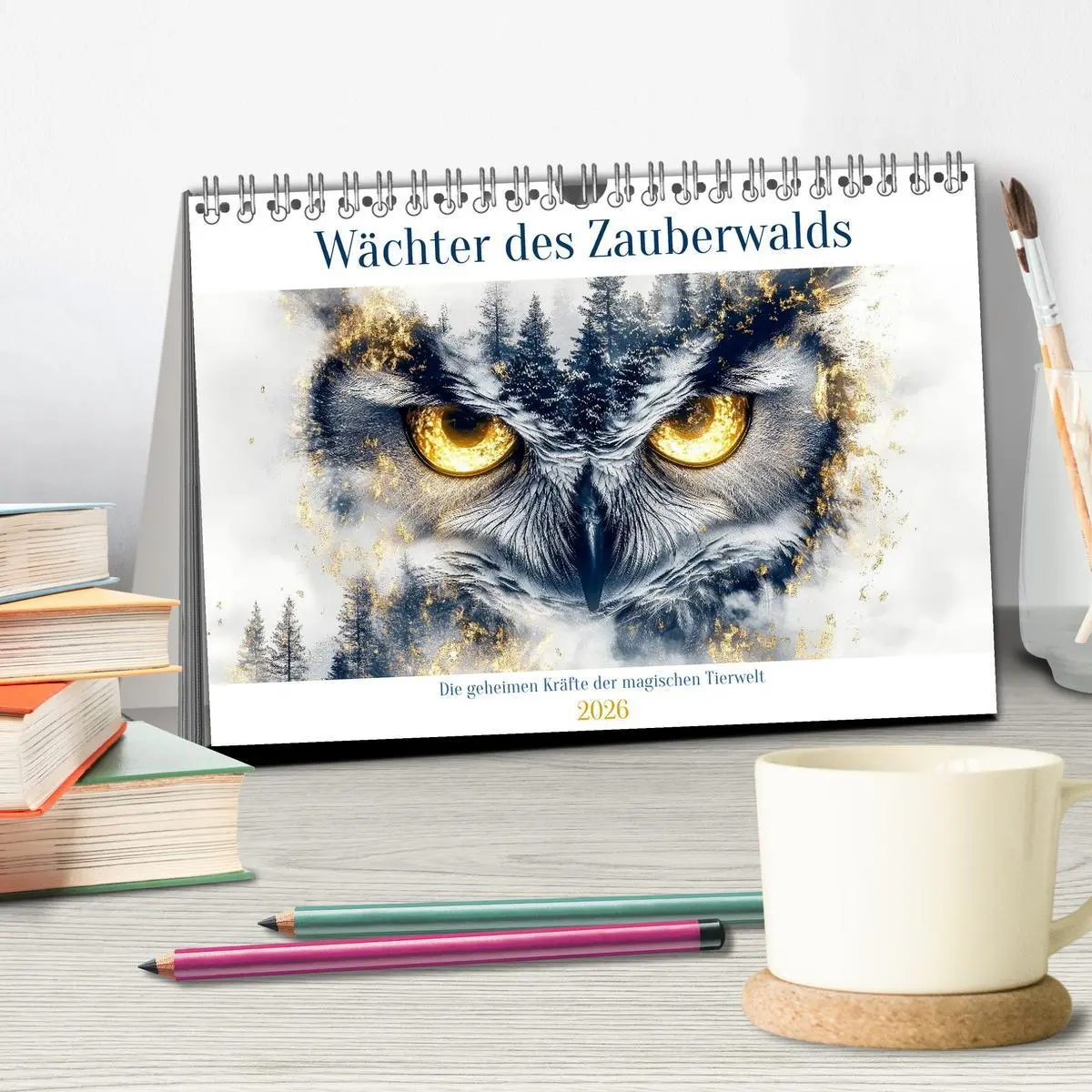 Bild: 9783457648025 | Wächter des Zauberwaldes (Tischkalender 2026 DIN A5 quer), CALVENDO...