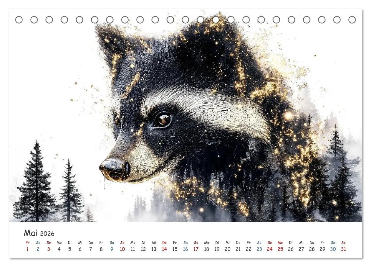 Bild: 9783457648025 | Wächter des Zauberwaldes (Tischkalender 2026 DIN A5 quer), CALVENDO...