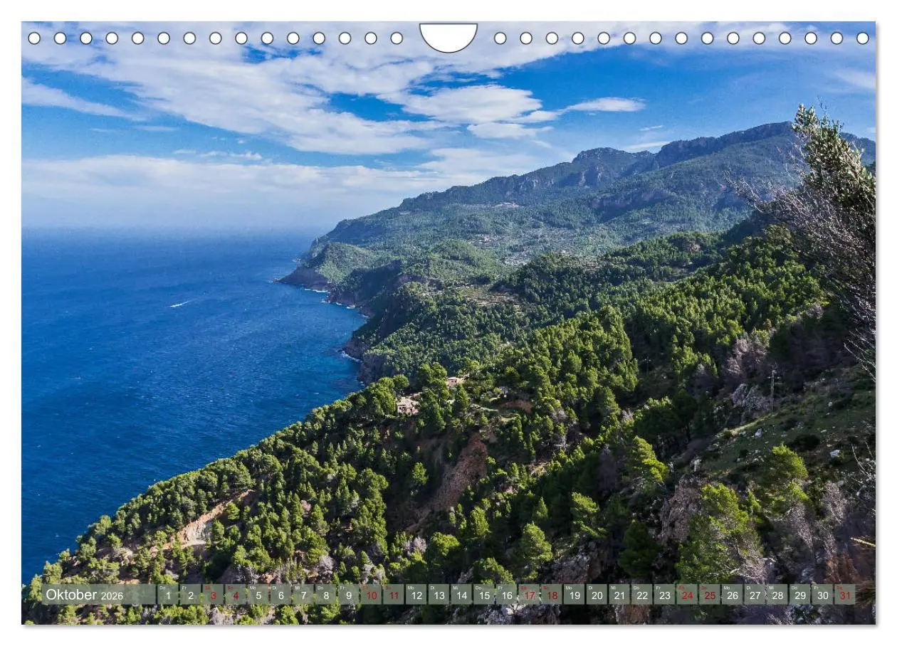 Bild: 9783457888025 | Mallorcas Westen (Wandkalender 2026 DIN A4 quer), CALVENDO...