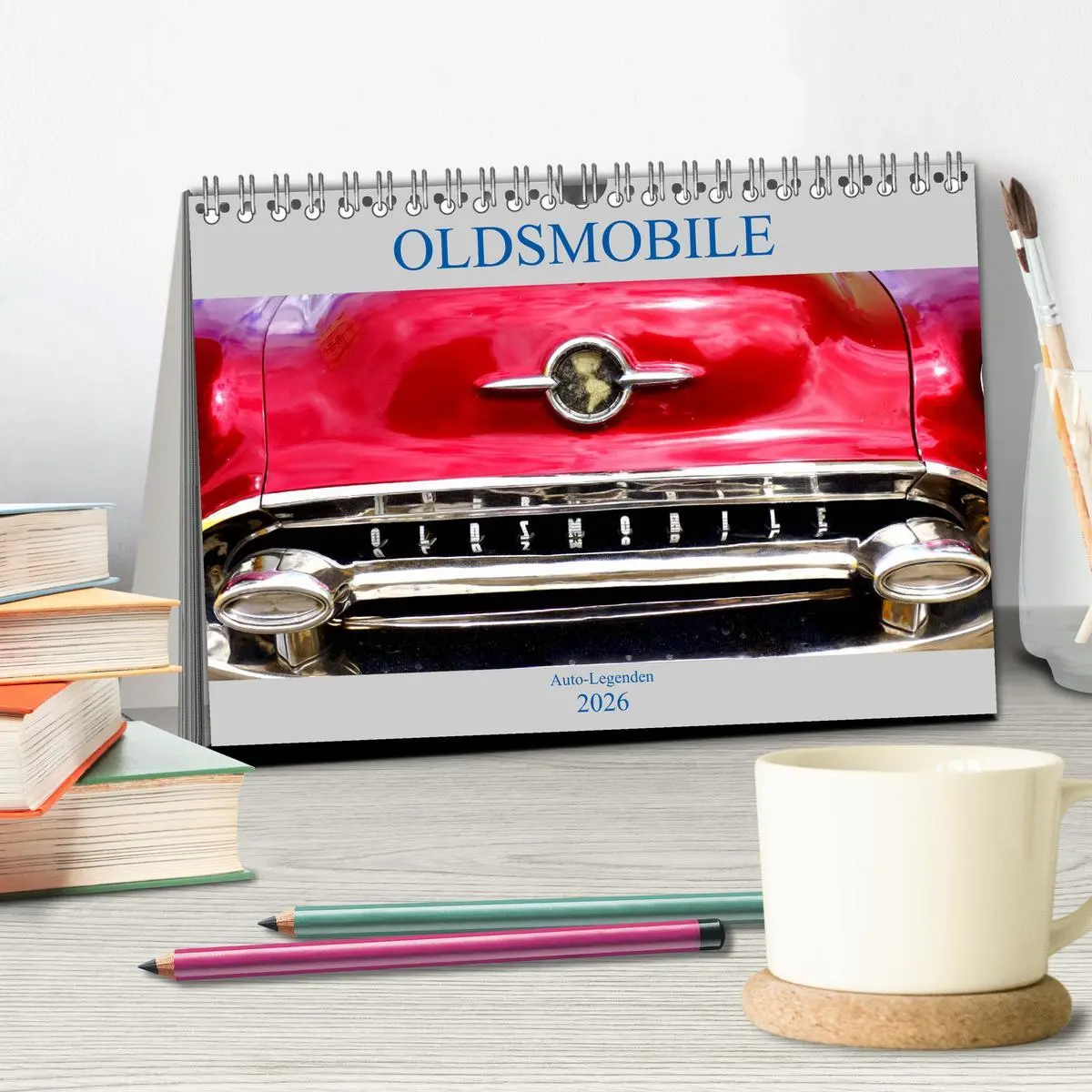 Bild: 9783516048025 | OLDSMOBILE - Auto-Legenden (Tischkalender 2026 DIN A5 quer),...