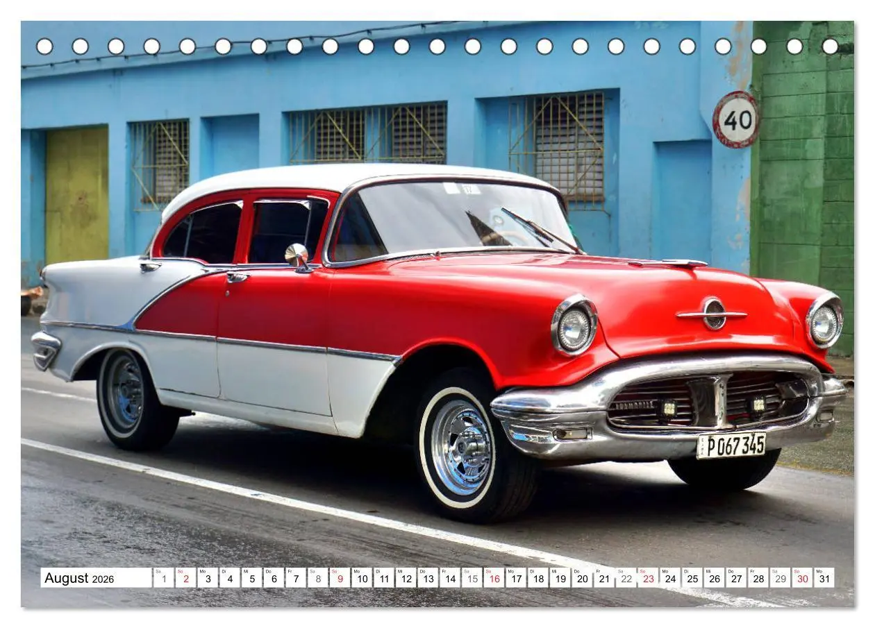 Bild: 9783516048025 | OLDSMOBILE - Auto-Legenden (Tischkalender 2026 DIN A5 quer),...