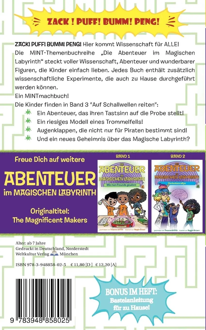 Rückseite: 9783948858025 | Auf Schallwellen reiten | Theanne Griffith | Taschenbuch | Paperback