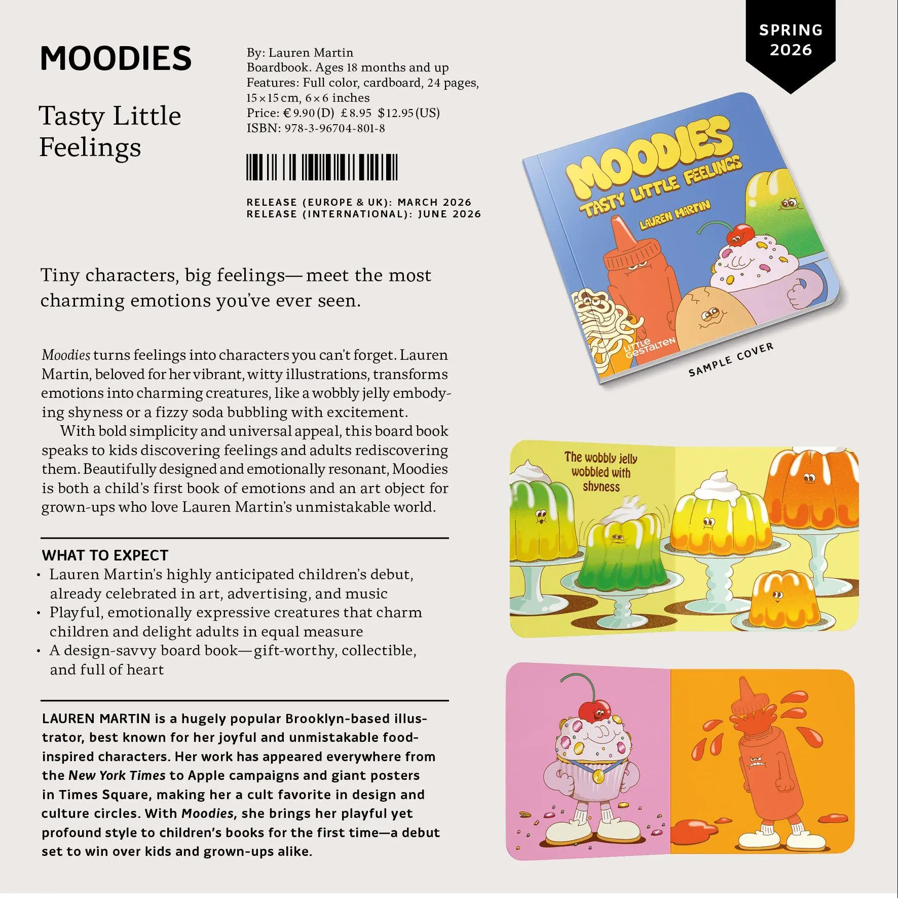 Bild: 9783967048025 | Moodies | Tasty Little Feelings | Lauren Martin | Buch | 24 S. | 2026