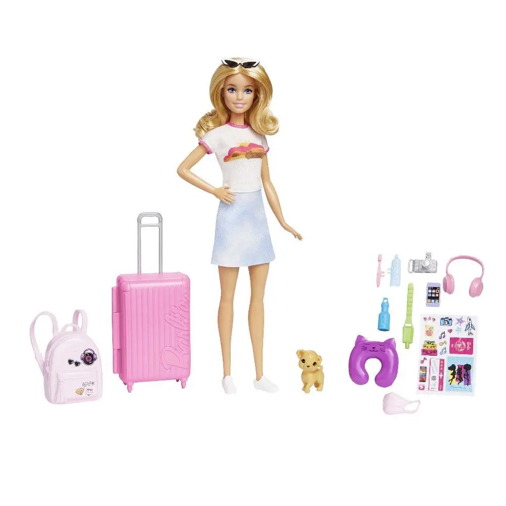 Bild: 194735098125 | Barbie Travel Barbie | In Blister | HJY18 | 2023 | Mattel