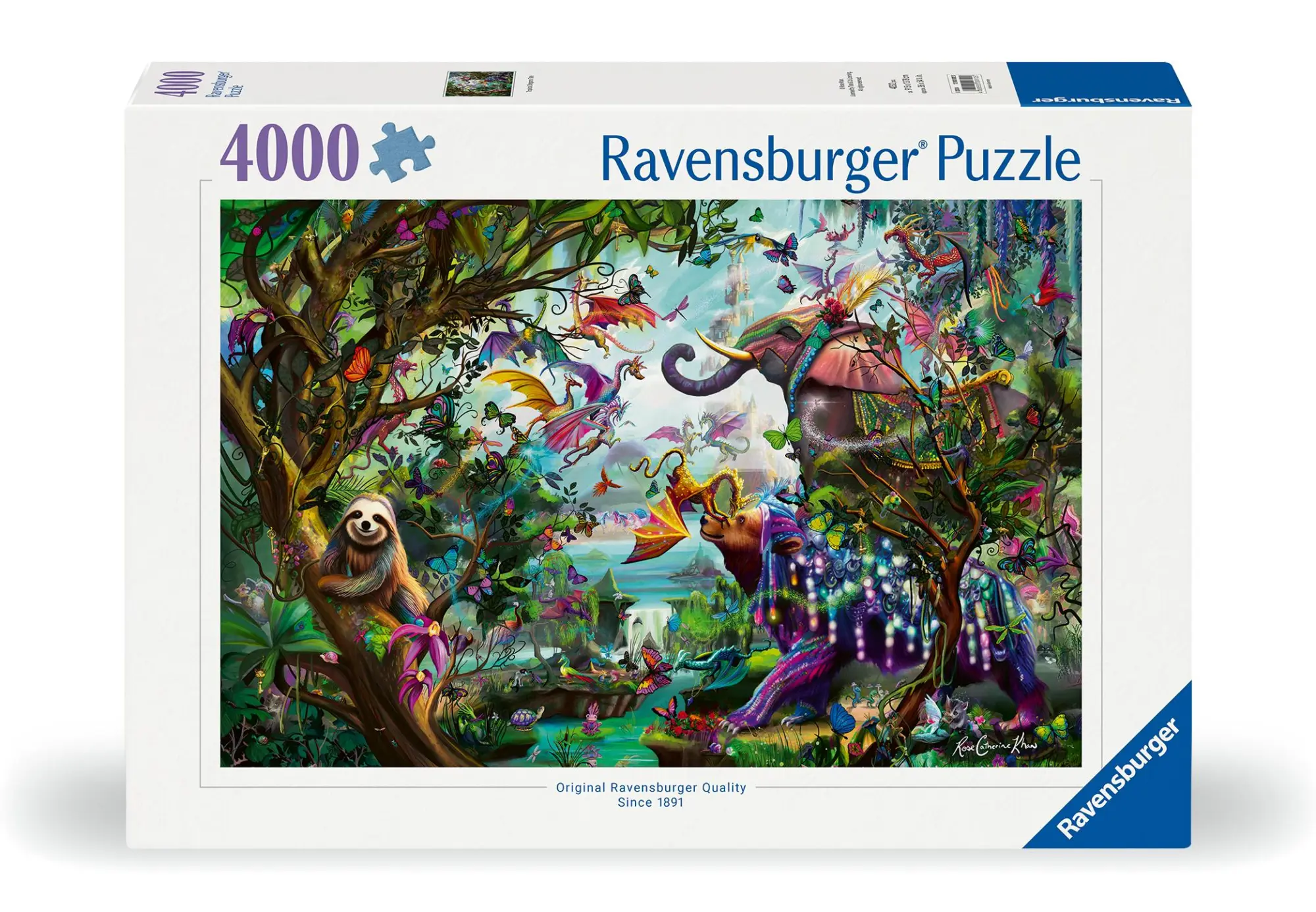 Cover: 4005555008125 | Erwachsenenpuzzle 4000 Teile - Die Drachen der Tropen | Spiel | 2024