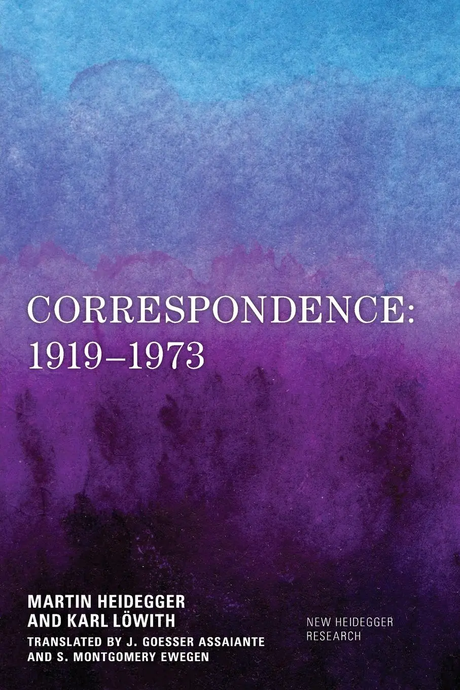 Cover: 9781538188125 | Correspondence | 1919-1973 | Martin Heidegger (u. a.) | Taschenbuch