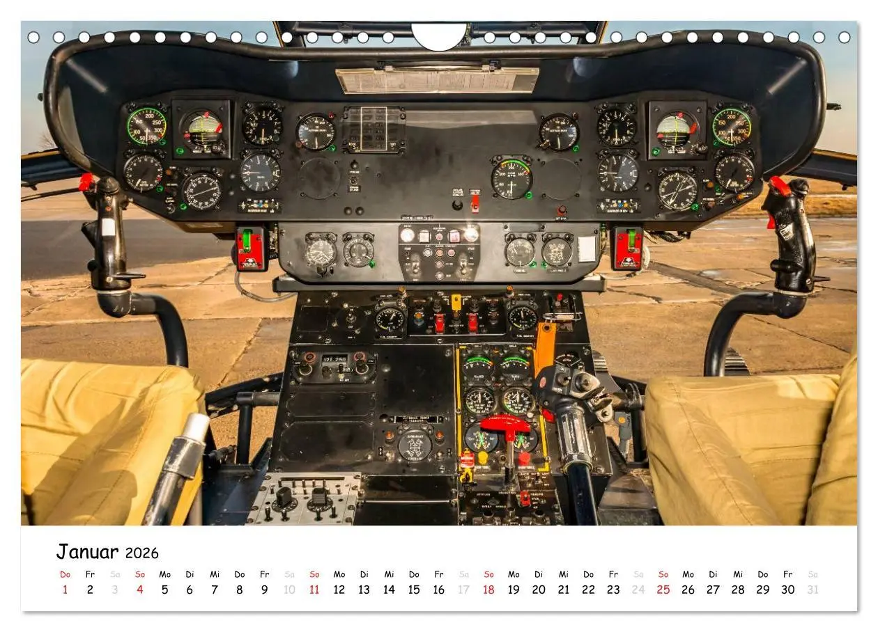 Bild: 9783457948125 | Flight deck - das beste Büro (Wandkalender 2026 DIN A4 quer),...