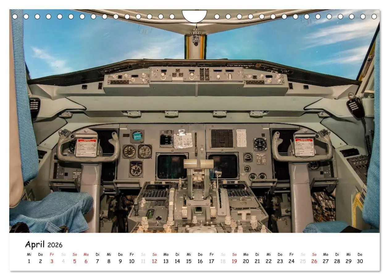 Bild: 9783457948125 | Flight deck - das beste Büro (Wandkalender 2026 DIN A4 quer),...