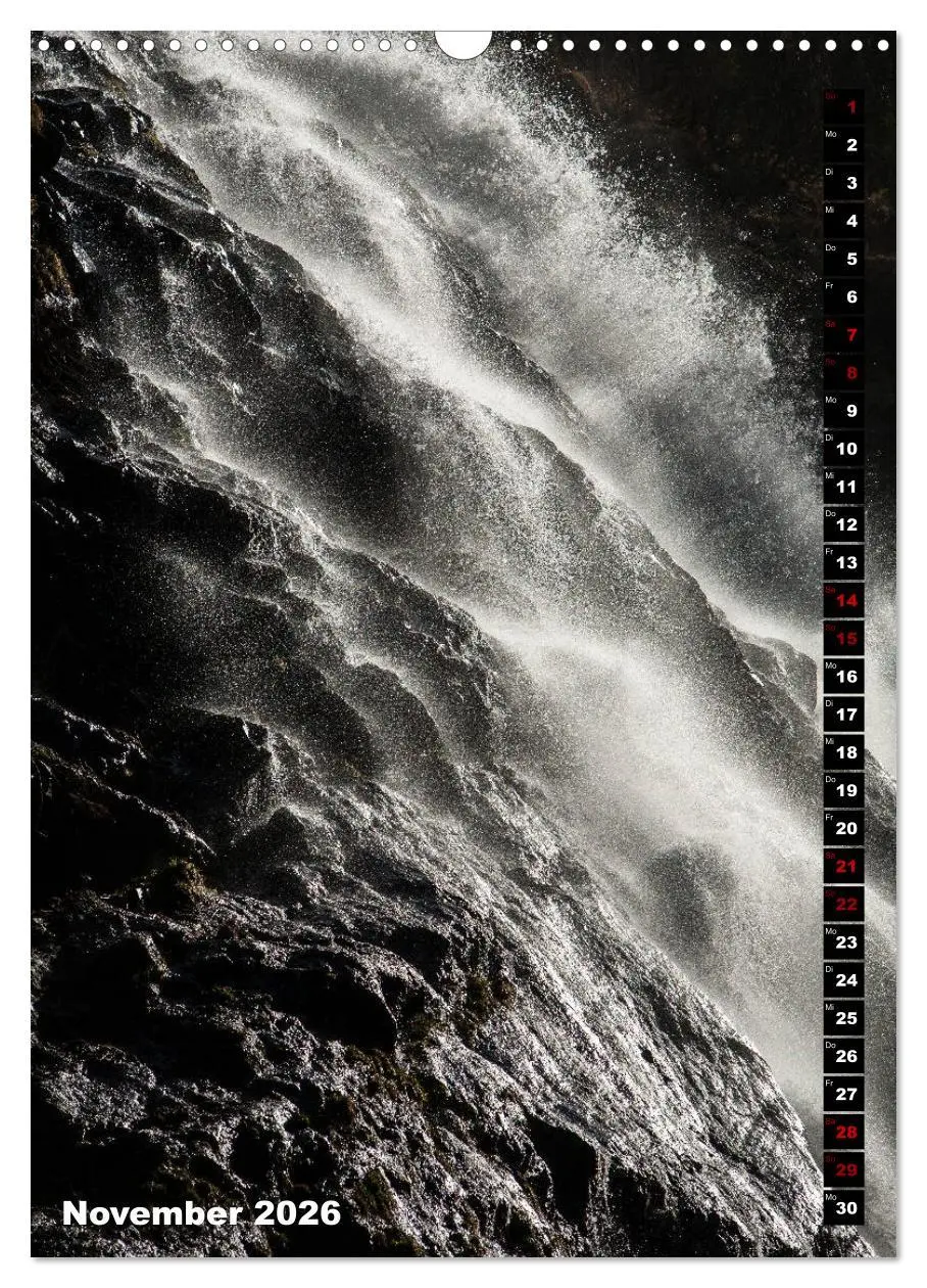 Bild: 9783516418125 | Wasserfälle. Beindruckende Schauspiele der Natur (Wandkalender 2026...