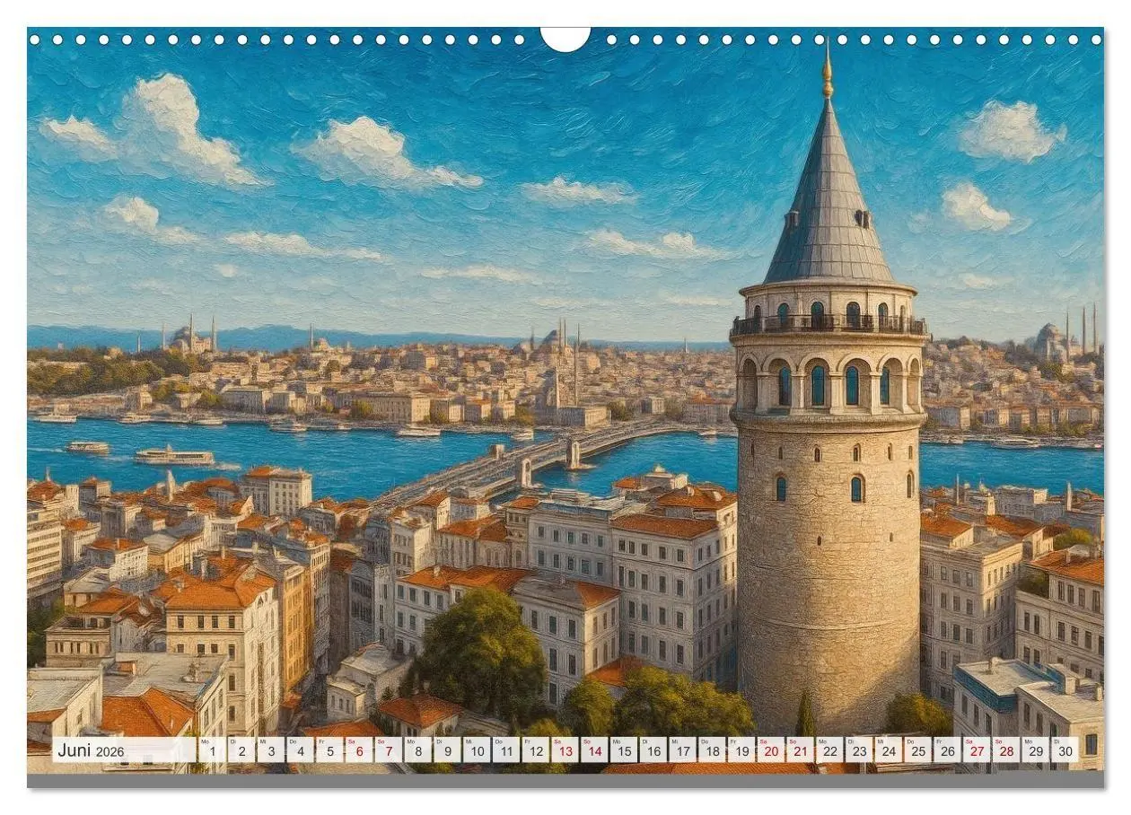 Bild: 9783516728125 | Sehenswertes in Istanbul - Die Sprache der Farben (Wandkalender...