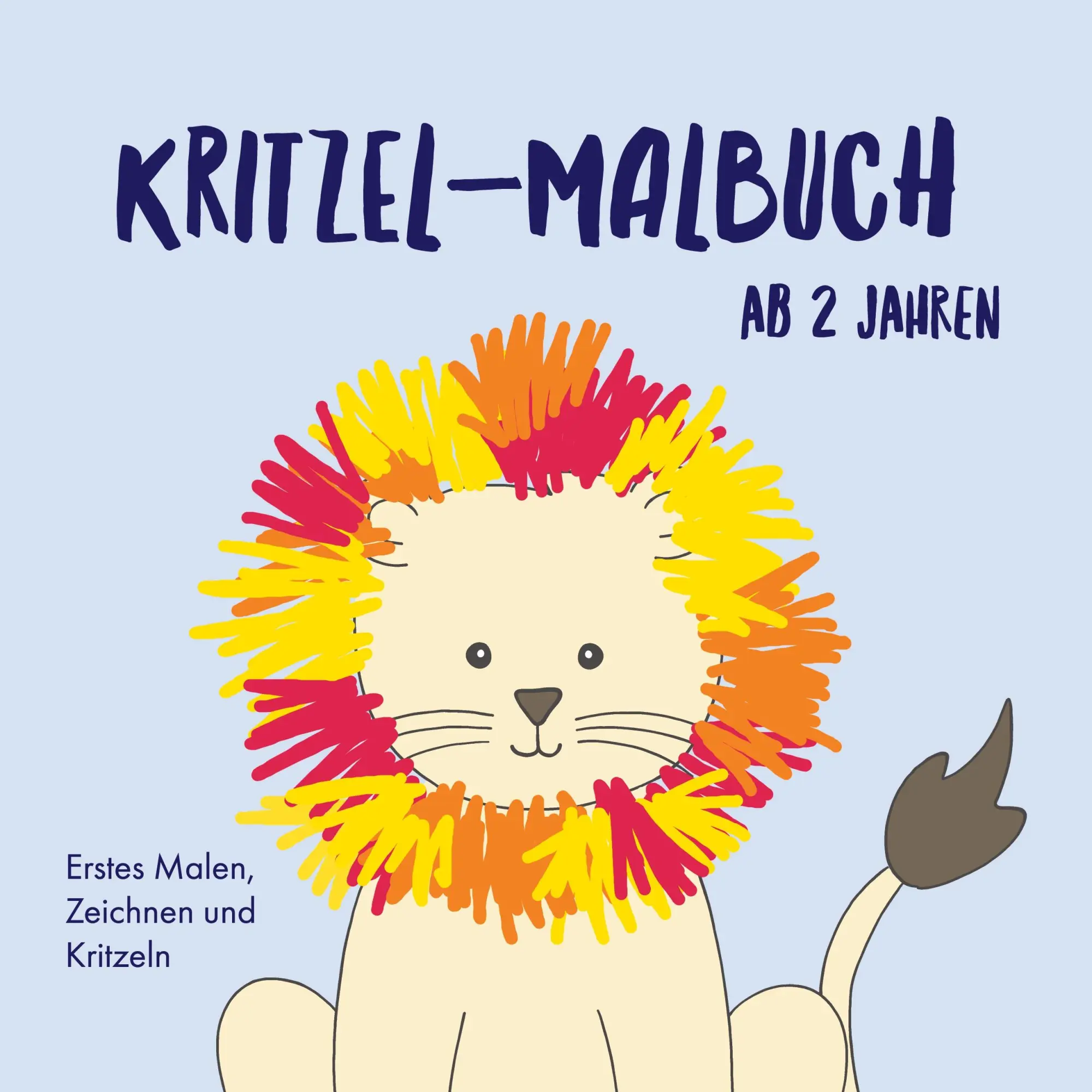 Cover: 9783749478125 | Kritzel-Malbuch ab 2 Jahren | Erstes Malen, Zeichnen und Kritzeln