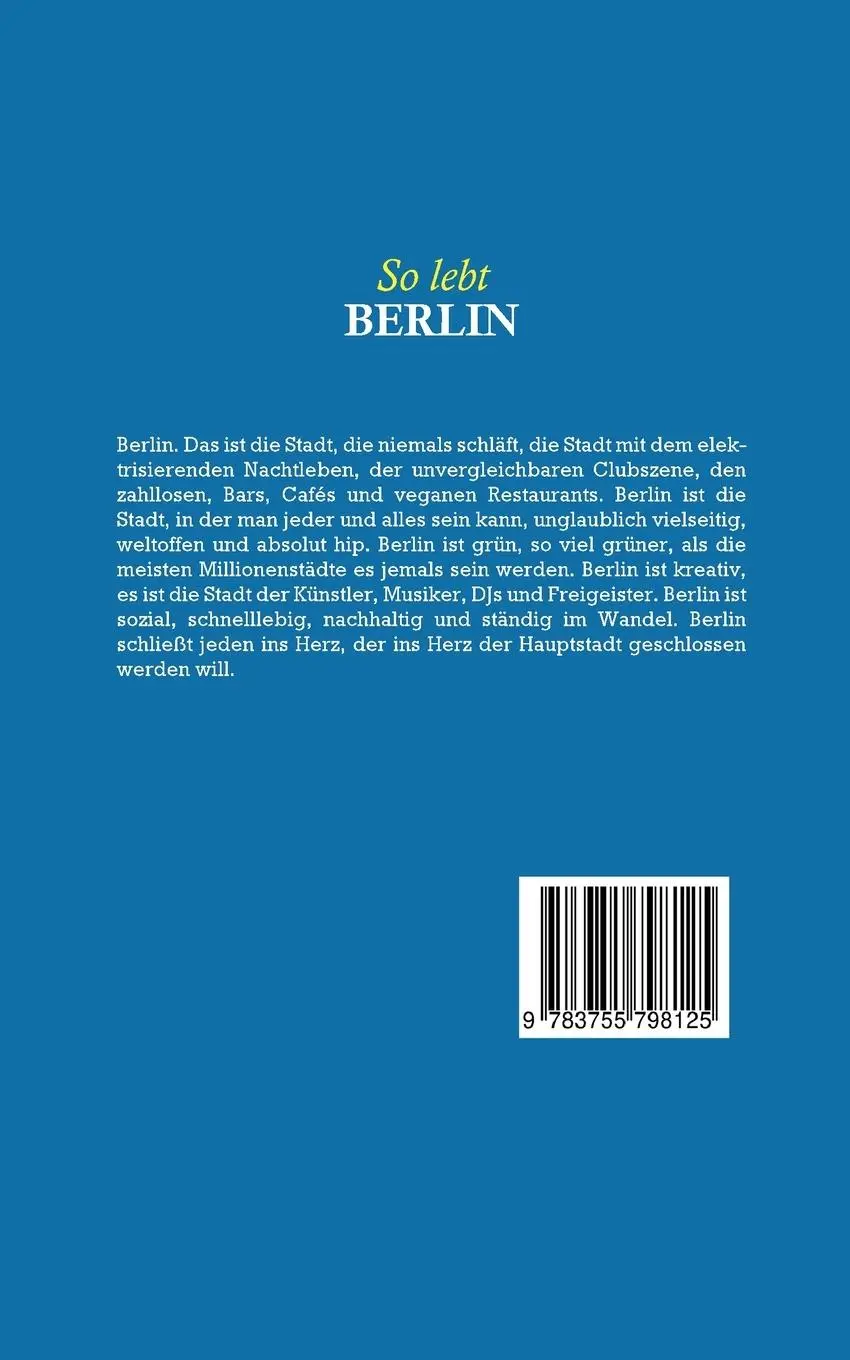 Rückseite: 9783755798125 | So lebt Berlin | Valentin Spier | Taschenbuch | Paperback | 90 S.