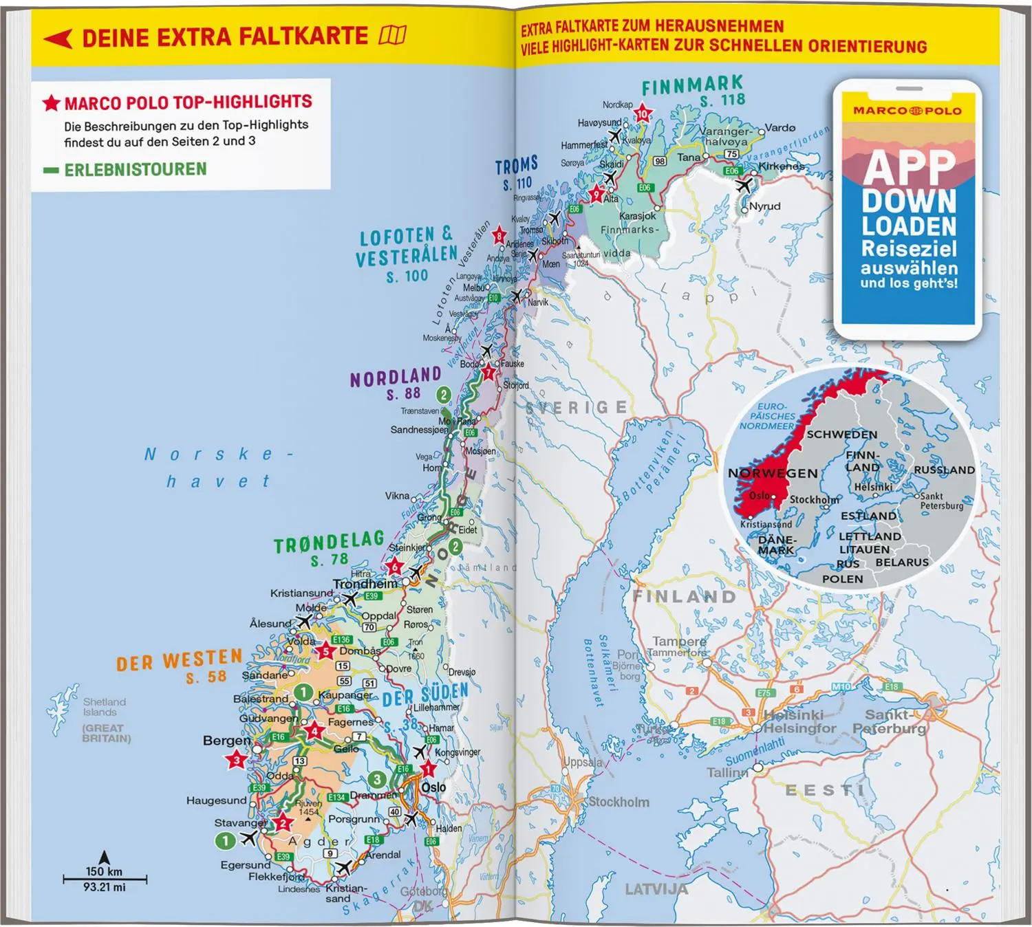 Bild: 9783829738125 | MARCO POLO Reiseführer Norwegen | Julia Fellinger (u. a.) | Buch