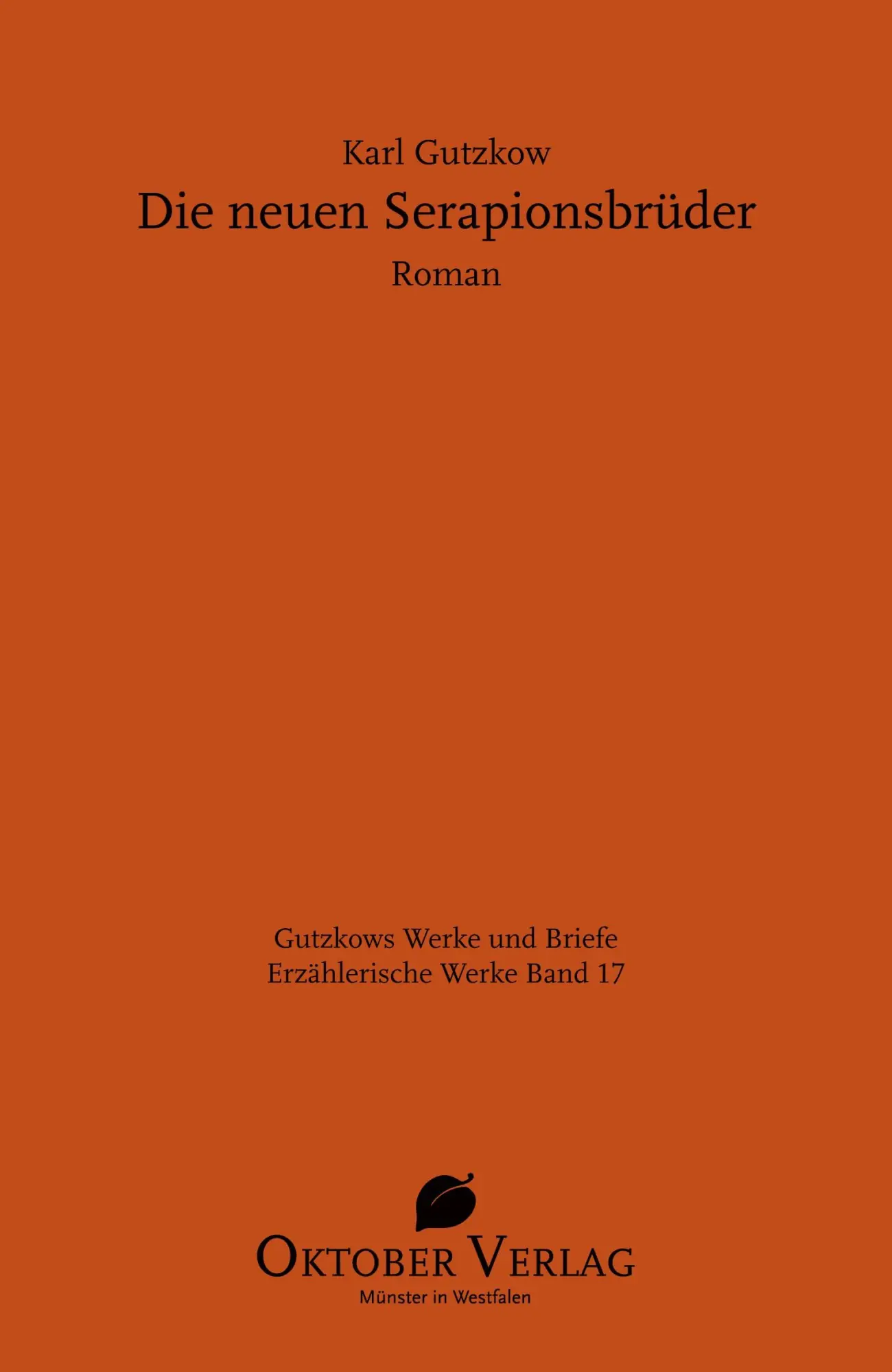 Cover: 9783946938125 | Die neuen Serapionsbrüder | Karl Gutzkow | Taschenbuch | Deutsch