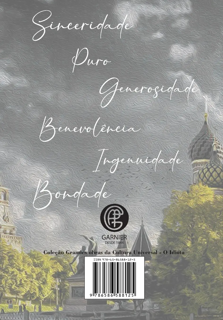 Rückseite: 9786586588125 | O Idiota | Fiódor Dostoiévski | Taschenbuch | Portugiesisch | 2023
