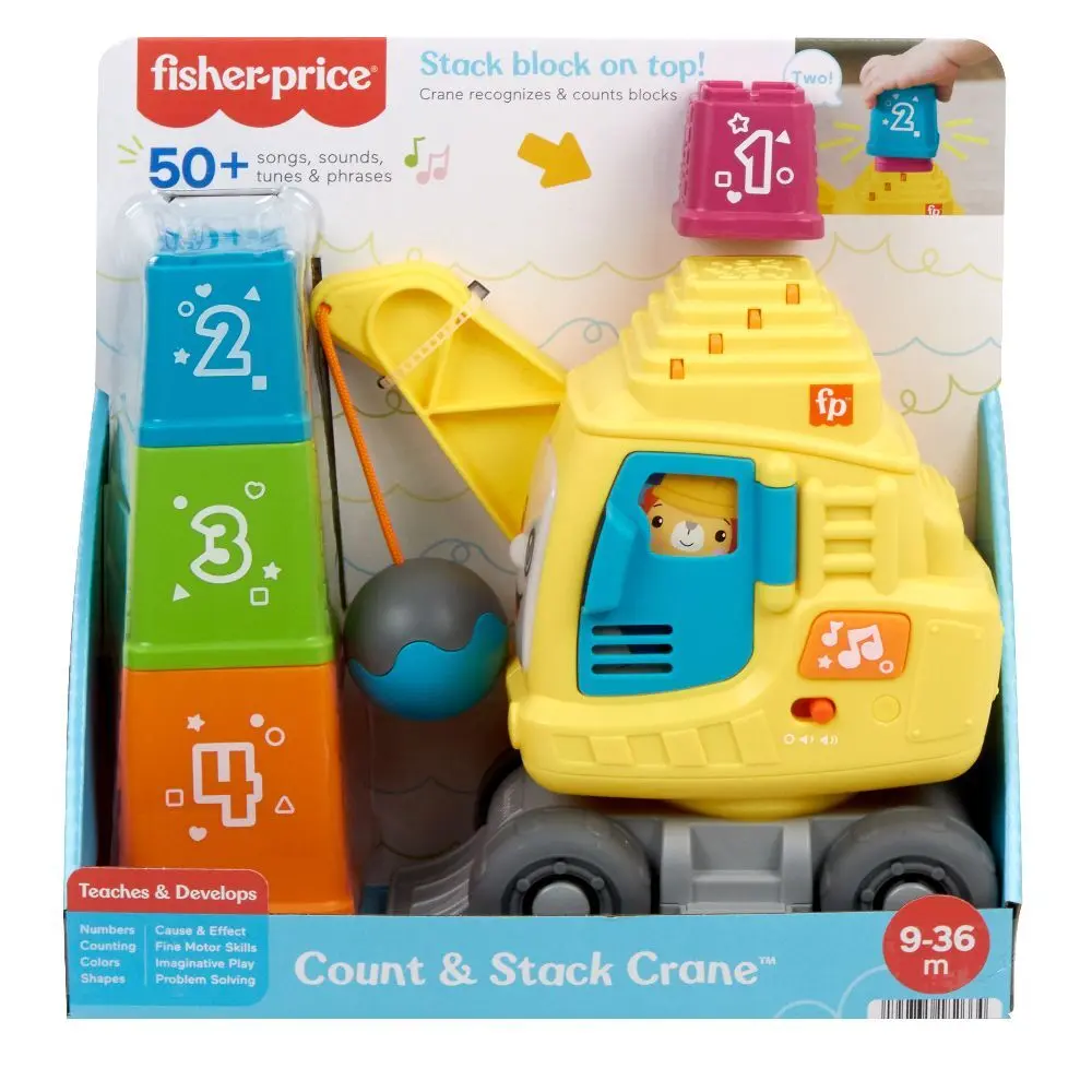 Cover: 194735228225 | Fisher-Price Count &amp; Stack Crane | Offene Verpackung | HXF48 | 2024