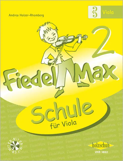 Cover: 4031659038225 | Fiedel-Max für Viola - Schule, mit Audio-CD. Bd.2 | Holzer-Rhomberg