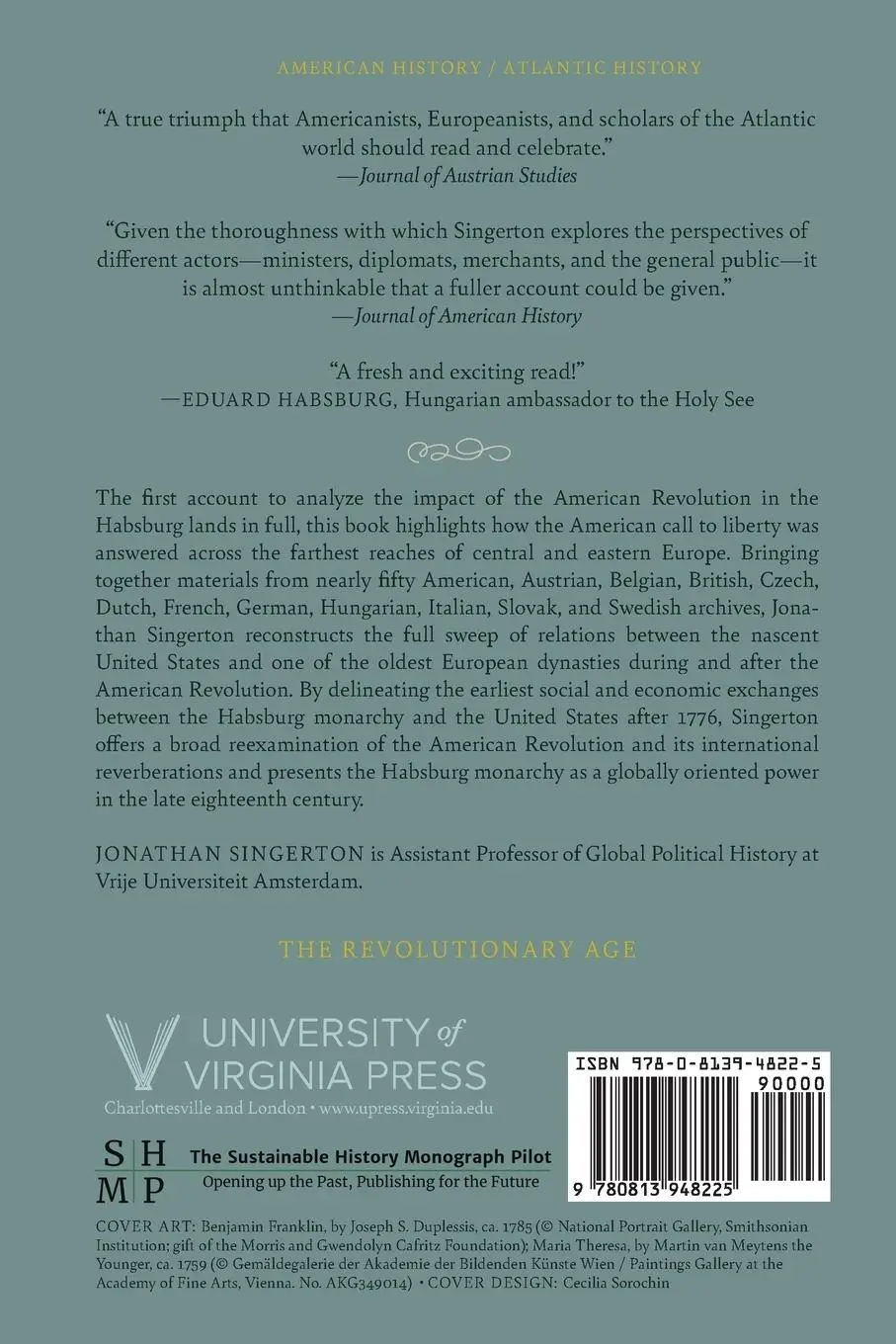 Rückseite: 9780813948225 | American Revolution and the Habsburg Monarchy | Jonathan Singerton