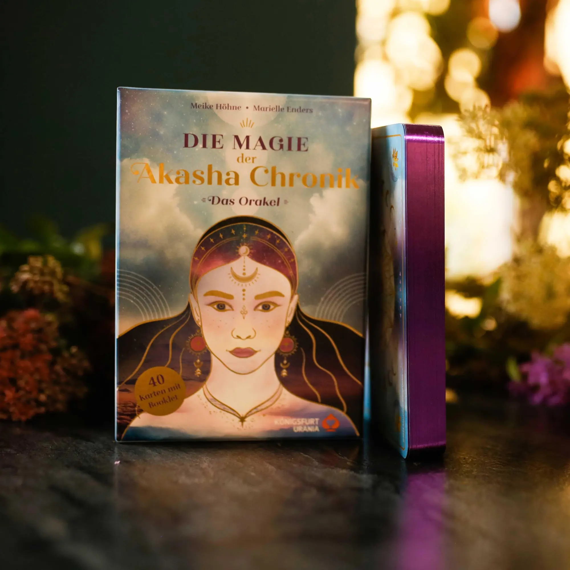 Bild: 9783868268225 | Die Magie der Akasha Chronik - Das Orakel - 40 Orakelkarten und...