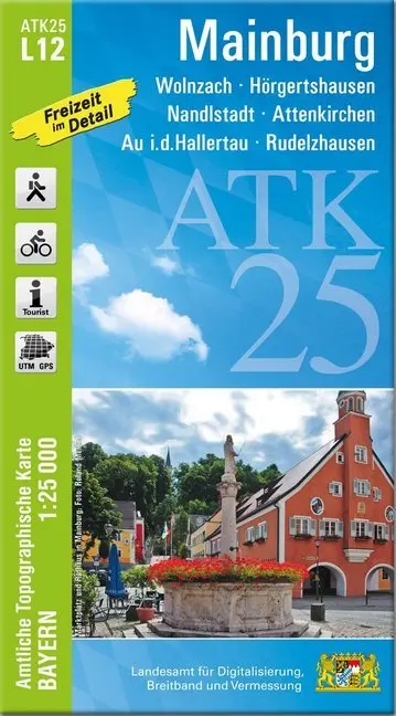 Cover: 9783899338225 | Amtliche Topographische Karte Bayern Mainburg | (Land-)Karte | Deutsch
