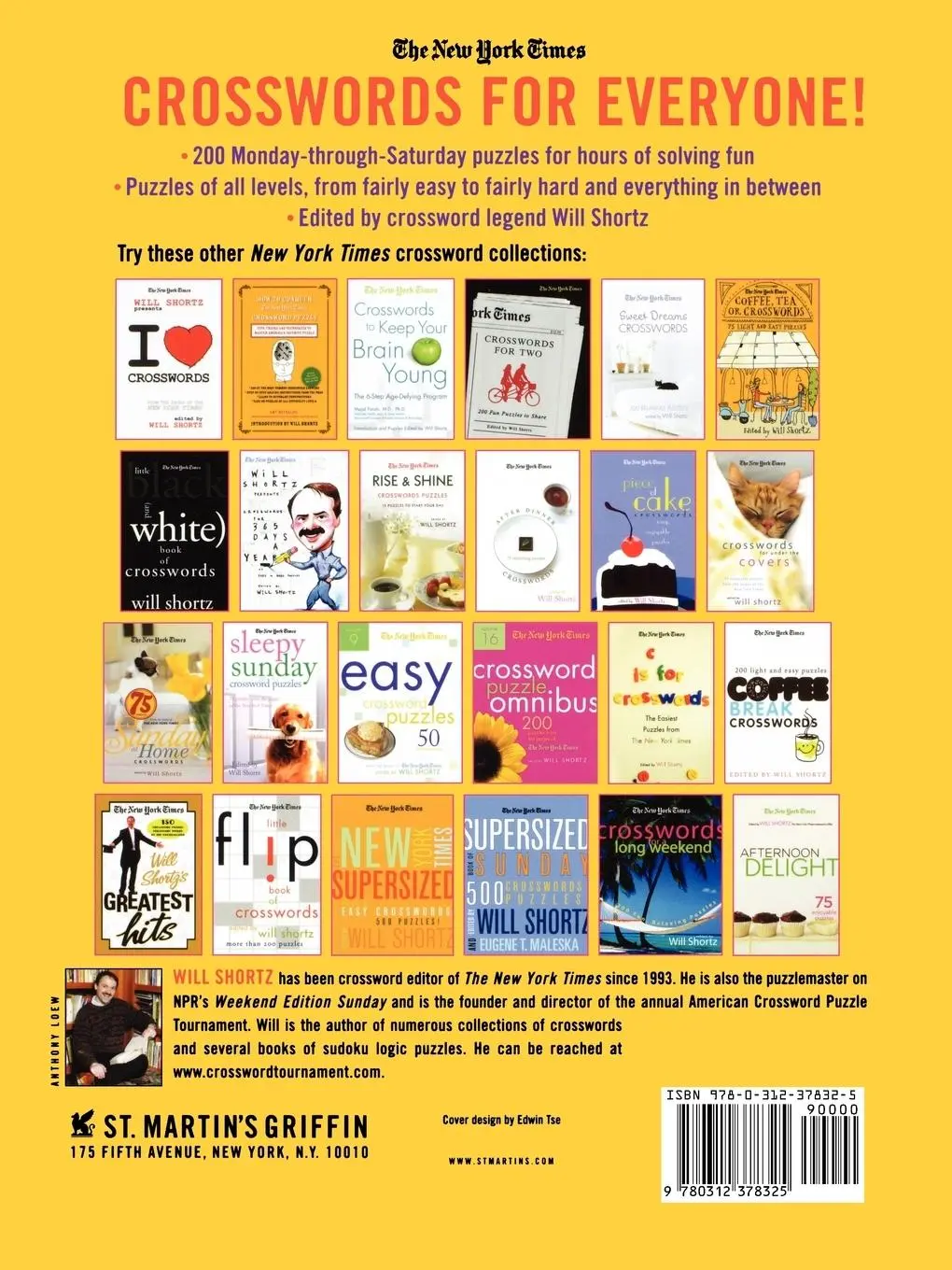 Rückseite: 9780312378325 | New York Times Easy to Not-So-Easy Crossword Puzzle Omnibus, Volume 2