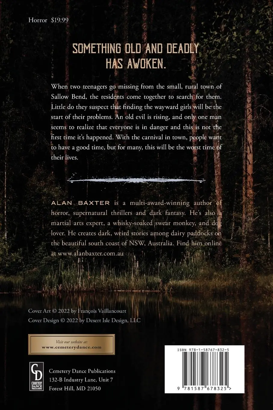 Rückseite: 9781587678325 | Sallow Bend | Alan Baxter | Taschenbuch | Paperback | Englisch | 2022