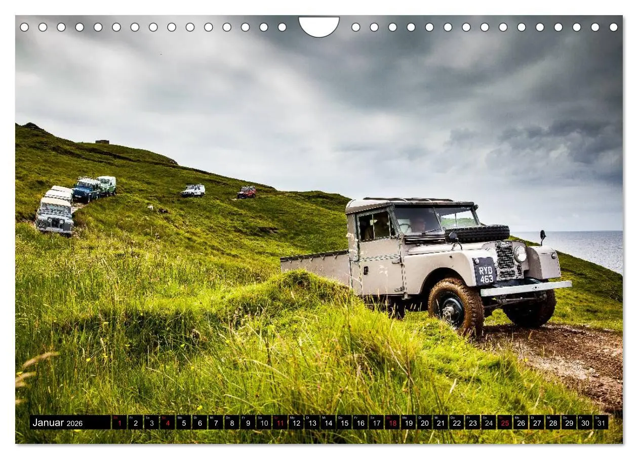 Bild: 9783516018325 | Die schönsten Oldtimer 2026 (Wandkalender 2026 DIN A4 quer),...