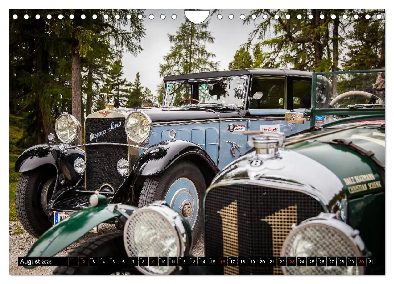 Bild: 9783516018325 | Die schönsten Oldtimer 2026 (Wandkalender 2026 DIN A4 quer),...