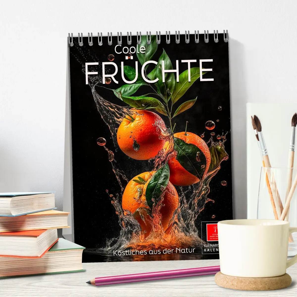 Bild: 9783516328325 | Coole Früchte (Tischkalender 2026 DIN A5 hoch), CALVENDO...
