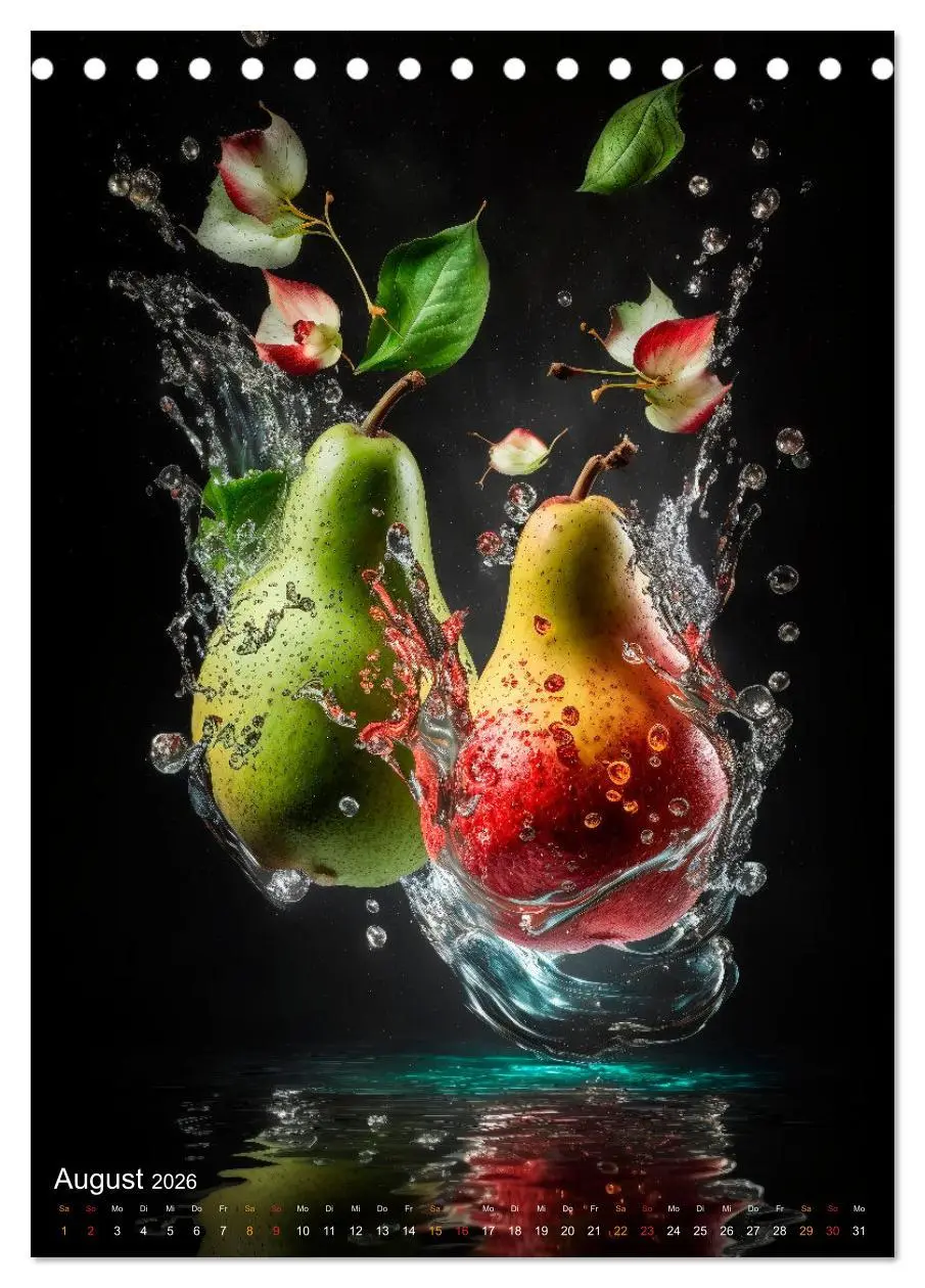 Bild: 9783516328325 | Coole Früchte (Tischkalender 2026 DIN A5 hoch), CALVENDO...