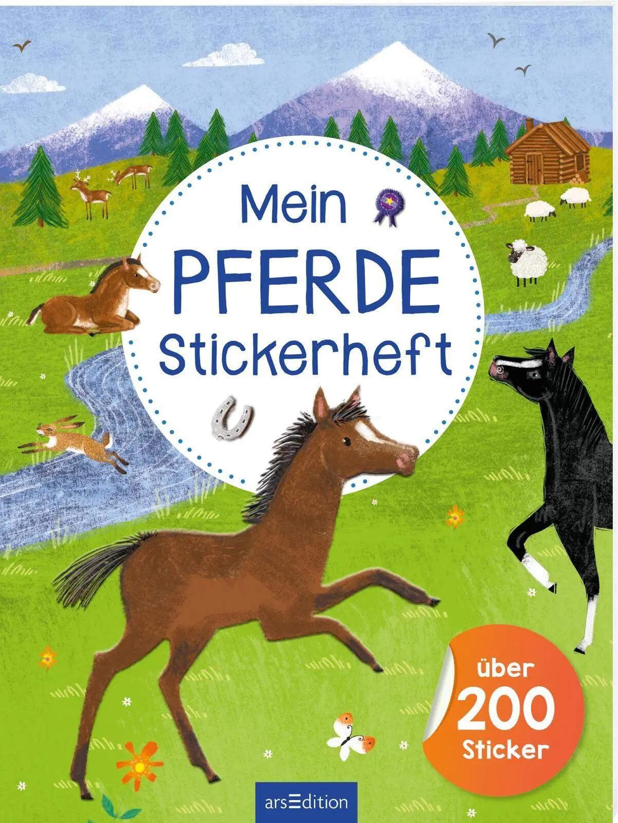 Cover: 9783845868325 | Mein Pferde-Stickerheft | Über 200 Sticker | Sue Reeves | Taschenbuch