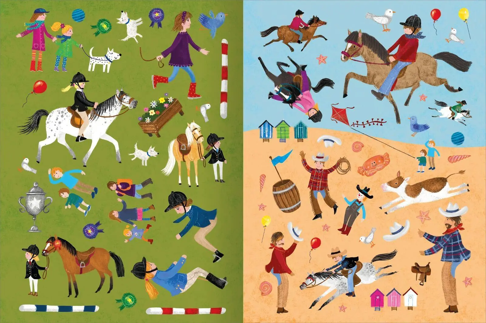 Bild: 9783845868325 | Mein Pferde-Stickerheft | Über 200 Sticker | Sue Reeves | Taschenbuch